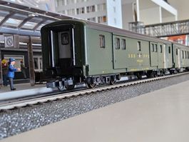 Roco 5er Set __  SBB Personenwagen mit Gepäckwagen __ OVP H0