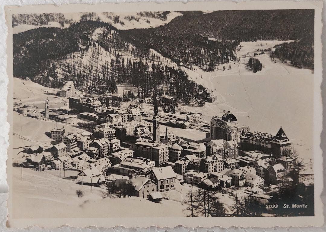Cartoline postali: St. MORITZ – Usato da Delémont venduto da Domdom1