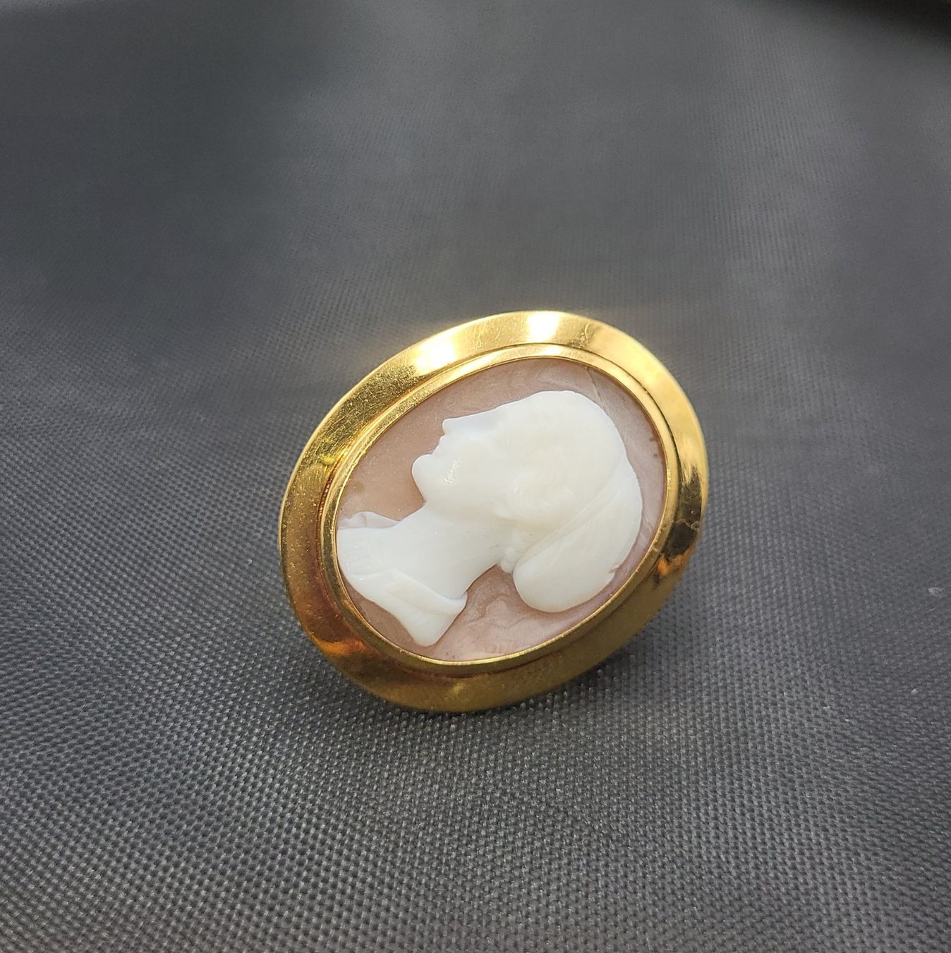 Spille & Fermagli: 18 Karat 750 Gold Kamee Brosche – Usato da Wald ZH venduto da Dasilver 6