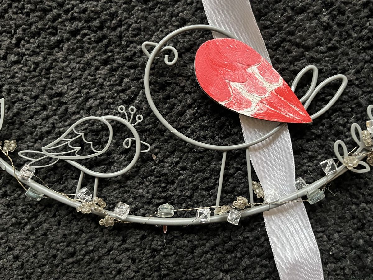 Tutte le decorazioni: Metallkranz "Love" mit Vögel Deko 30cm – Nuovo (secondo la descrizione) da Bolligen venduto da Vroni23 2