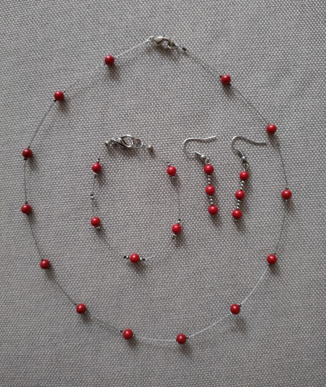 Catenine: Schmuck Set mit Koralle – Usato da Bern venduto da Lidia.5