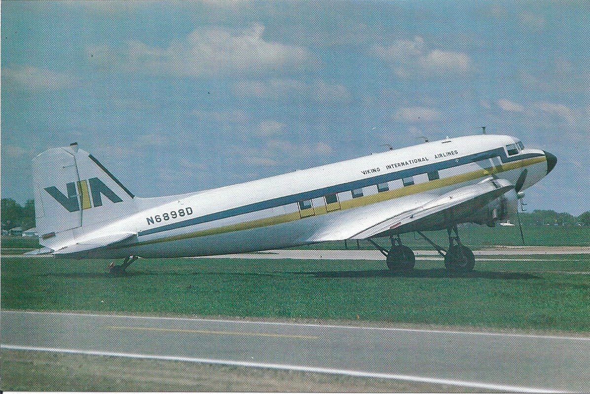 Ansichtskarten: Viking VIA DC-3 N6898D – Neu und originalverpackt aus Thun von Abigboss