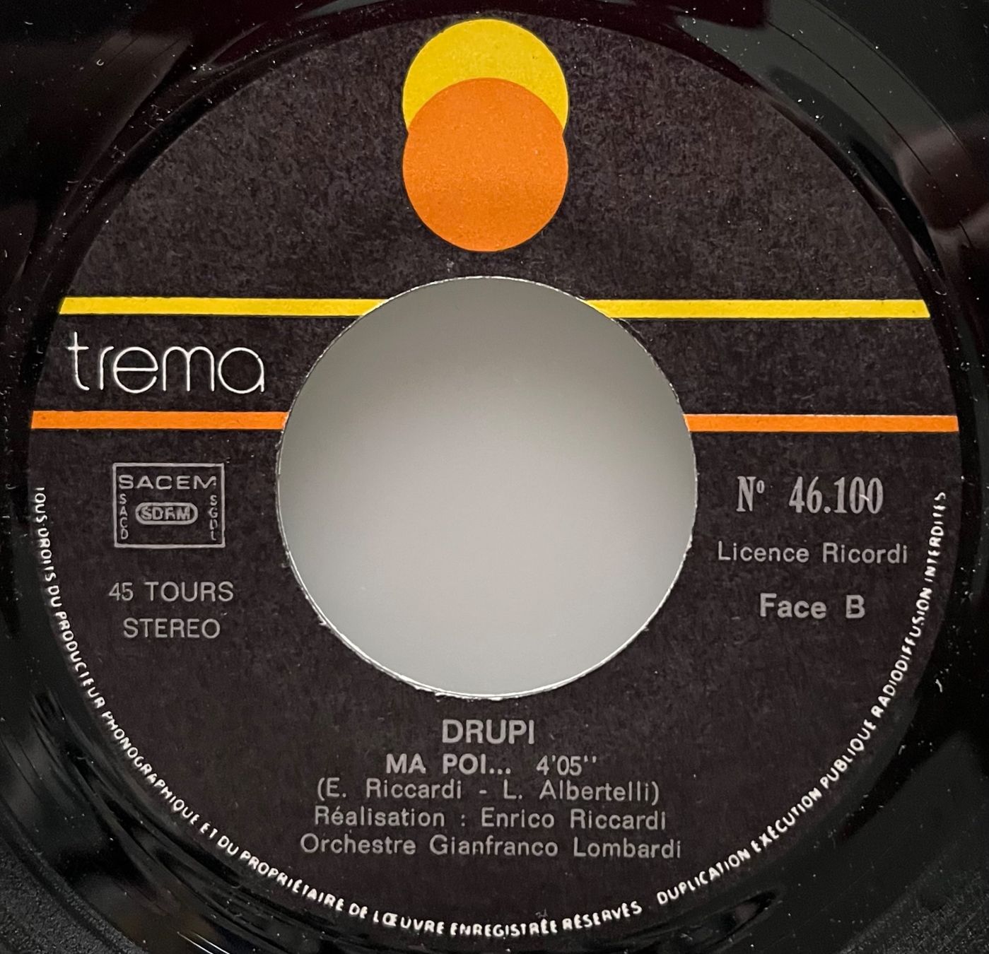 Dischi in vinile: DRUPI - RIMANI – Usato da Bussigny venduto da vinyl-pas-cher 2