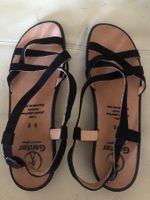 Ladies Sandalen 39 GANTER Leder schwarz - bequem & stylish!