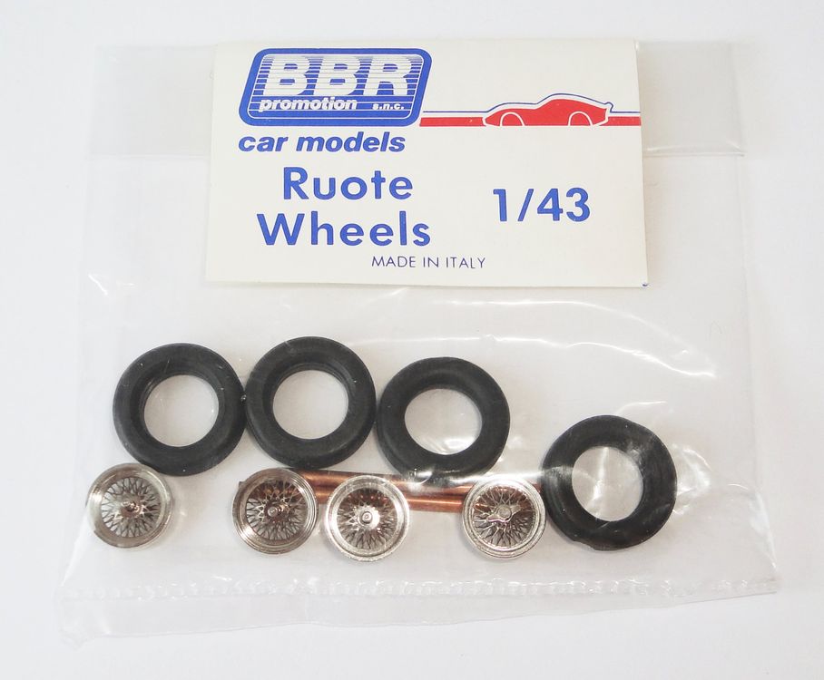 BBR Car Models R8 Ruote Räder Wheels Set 1:43 | Kaufen auf Ricardo