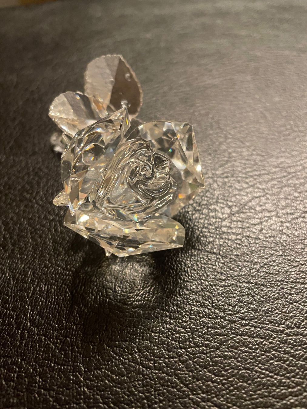 Swarovski Statuette: Rose aus Kristallglas – Usato da Andelfingen venduto da Blumenwiese123 1