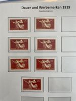 Znr 144** Abart Fleck und Putzer alle 7 Briefmarke UNIKAT !!