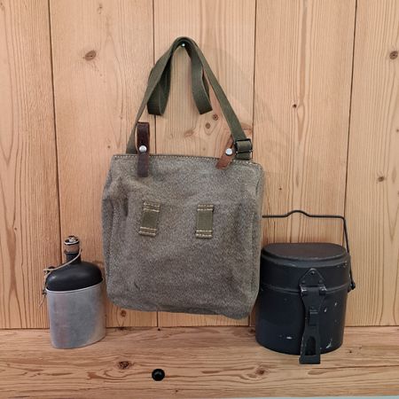 Armee Brotsack / Lunchbag, Gamelle, Feldflasche,  Vintage