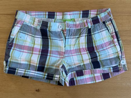 Karoshorts kariert Damen Grösse M leichter Stoff