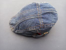 Kappe aus blauem Jeansstoff - Casquette en jeans bleu