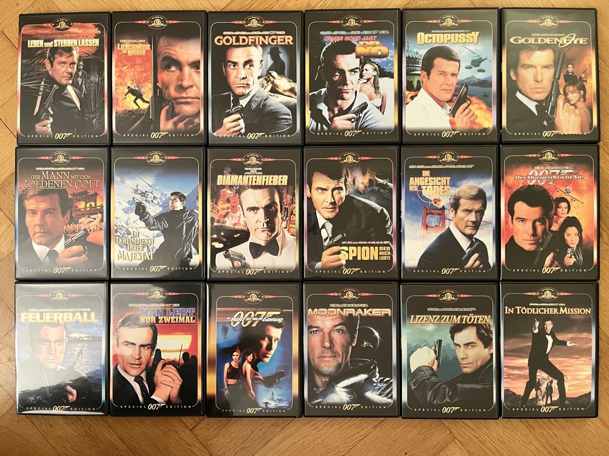 Fabelhafte James Bond Filme Chronologisch Bildnull