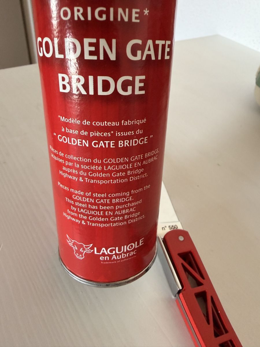 Laguiole Coltelli tascabile: Laguiole - Golden Gâte Bridge - No 550 – Nuovo (secondo la descrizione) da Renens VD venduto da Saban2000 4