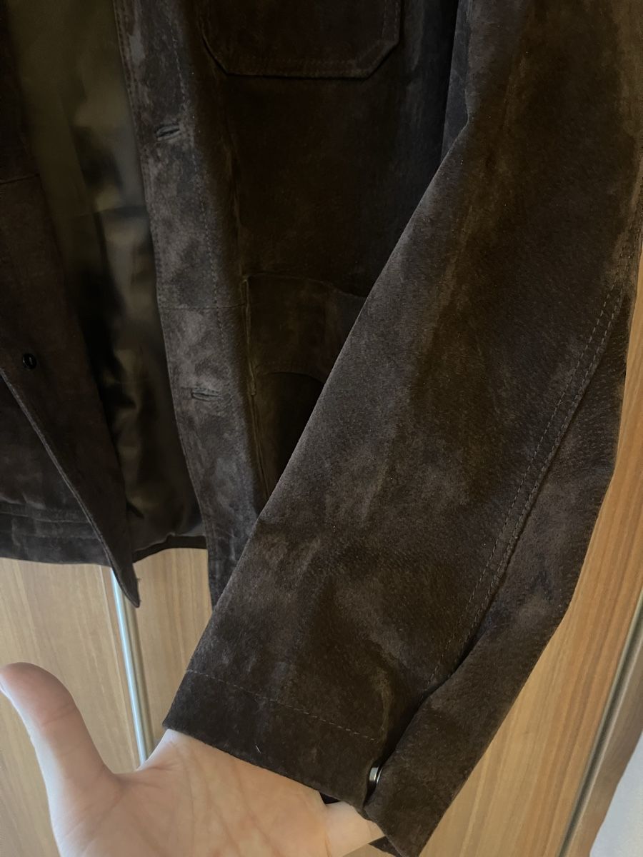 Zara Giacche: Zara Wildlederjacke 100% Echtleder, Gr M, NEU – Nuovo e nell'imballaggio originale da Horgen venduto da Ed0 5