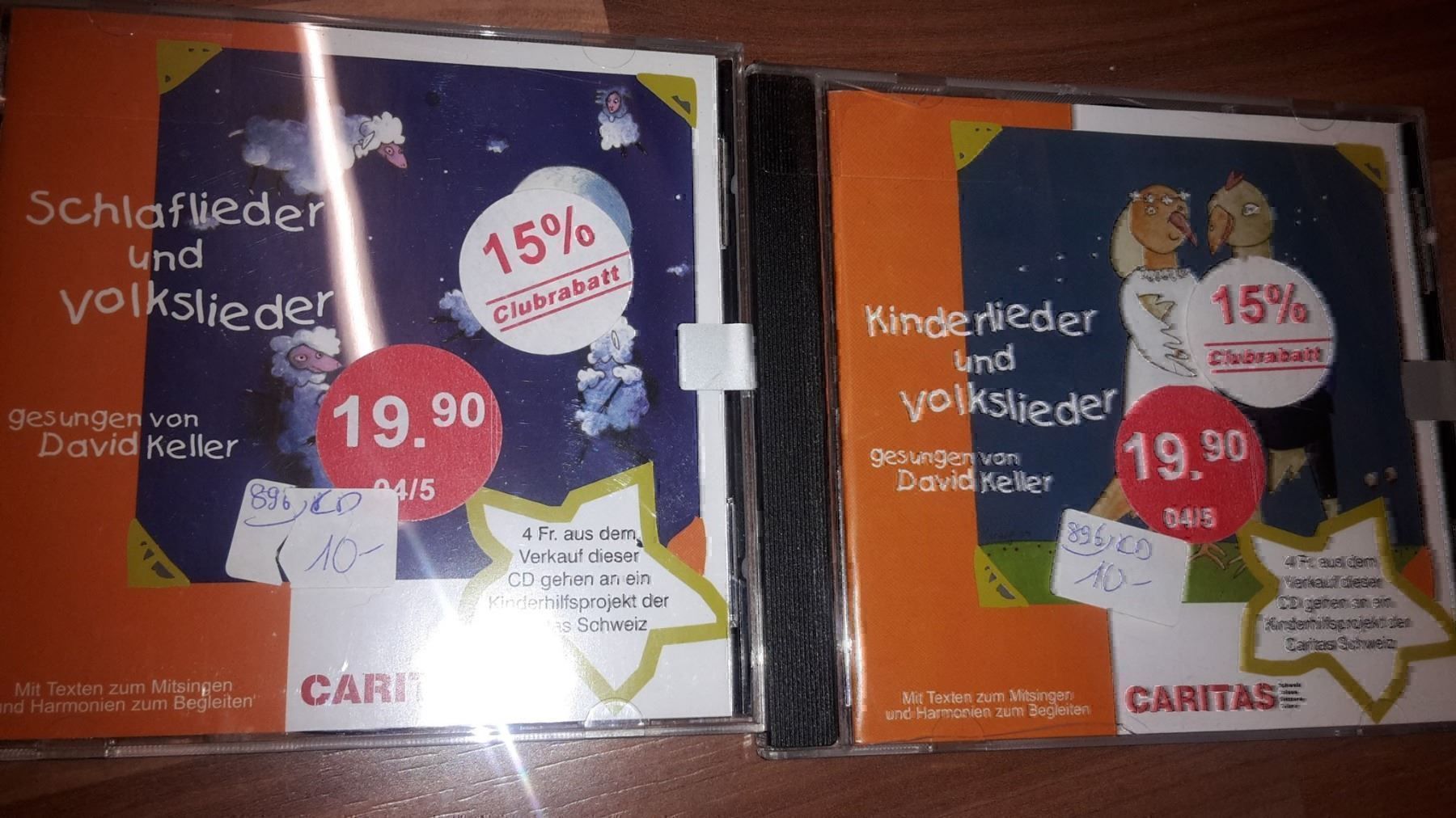 CD: 2 Cd Kinderlieder von David Keller K13 – Nuovo e nell'imballaggio originale da Schwarzenburg venduto da Flamingo07