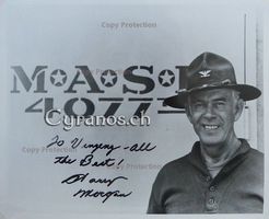 Harry Morgan (1915-2011) Schauspieler - Autogramm   MASH