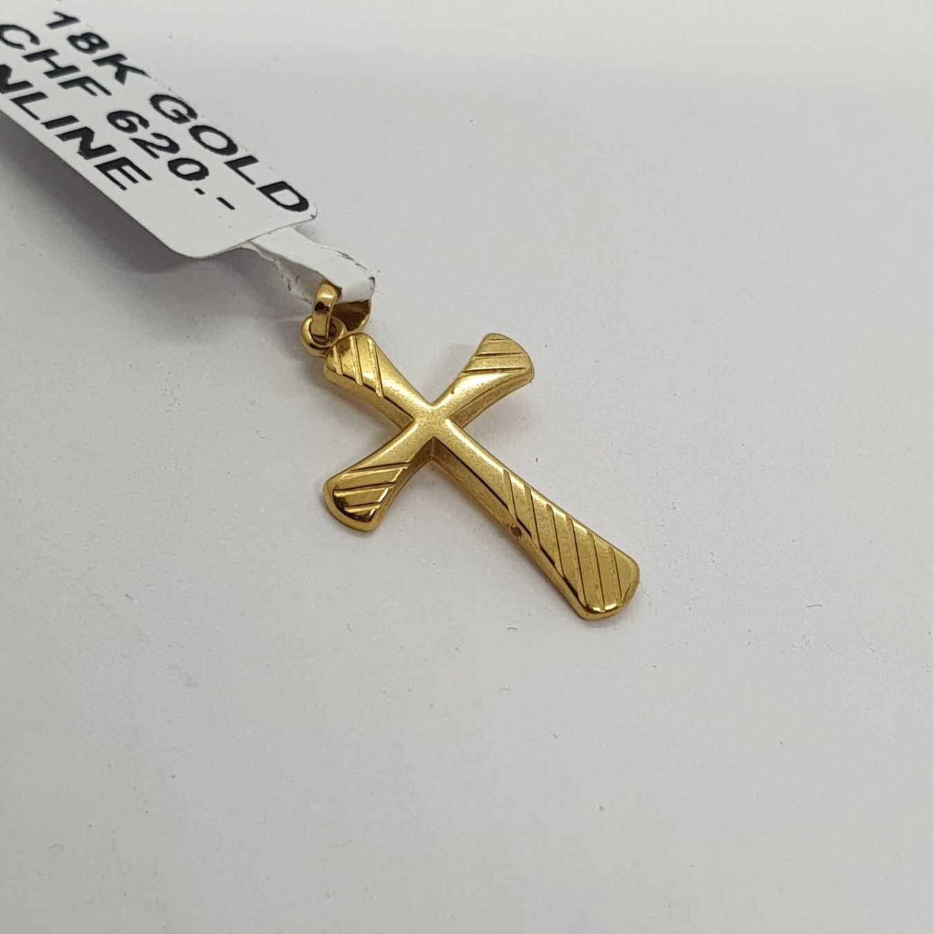 Anhänger: Echt 18K Gold - Kreuz Anhänger – Gebraucht aus Luzern von Goldhaus-Luzern 1