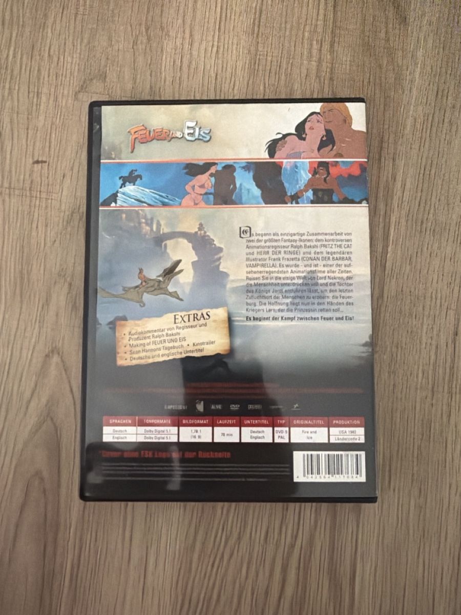 Tutti i DVDs: Feuer und Eis (1983) DVD – Usato da Hagendorn venduto da masterchieff 1