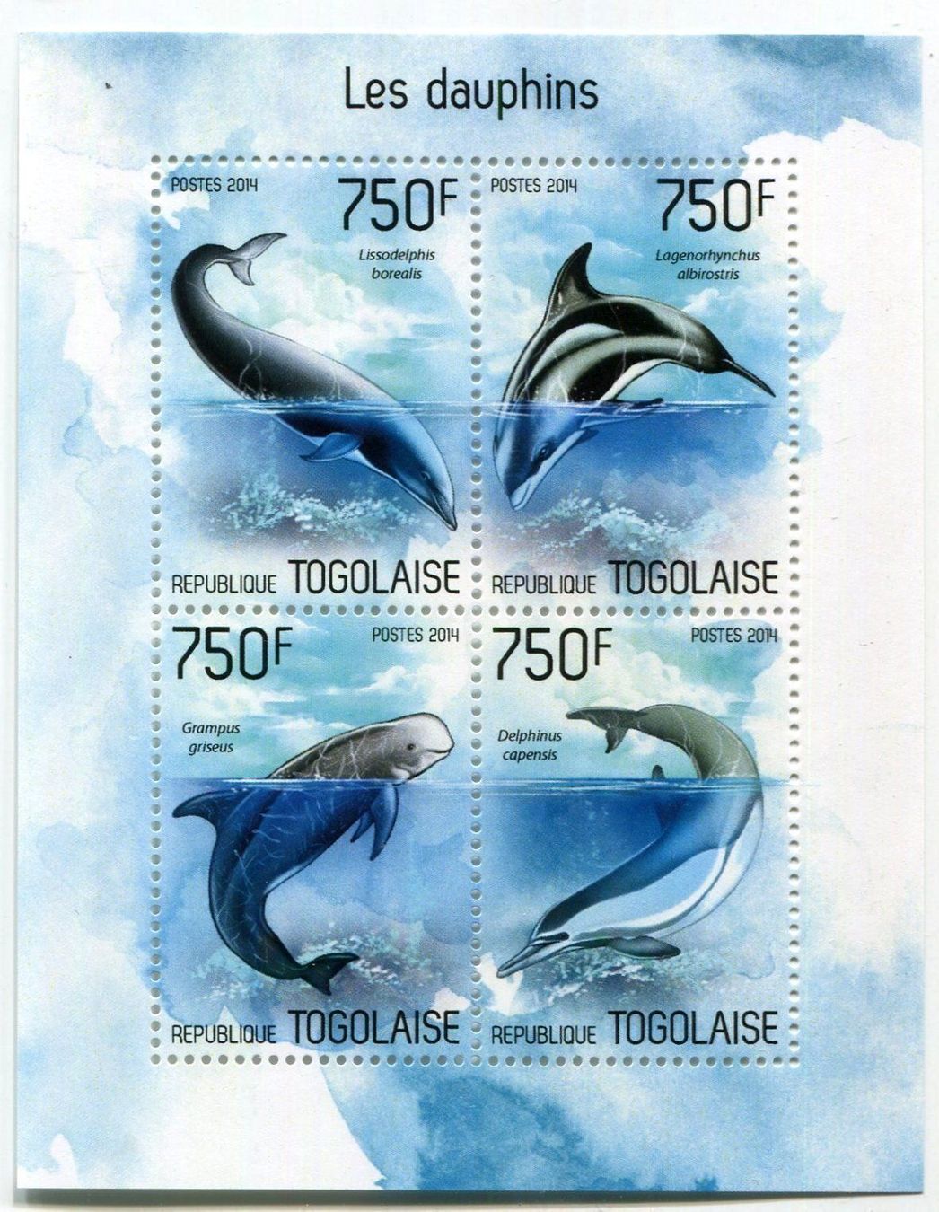 Tous les timbres: Block "Delfine". Togo. – Neuf avec emballage d'origine à Basel par Butsch5