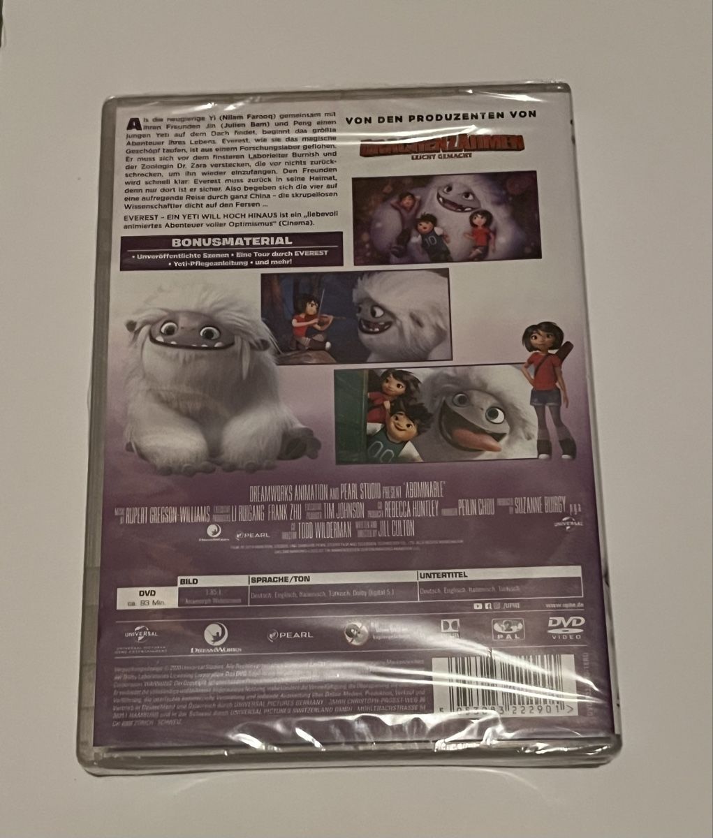 Tutti i DVDs: Everest DVD - Ein Yeti will hoch hinaus – Nuovo e nell'imballaggio originale da Bern venduto da hispano74 1