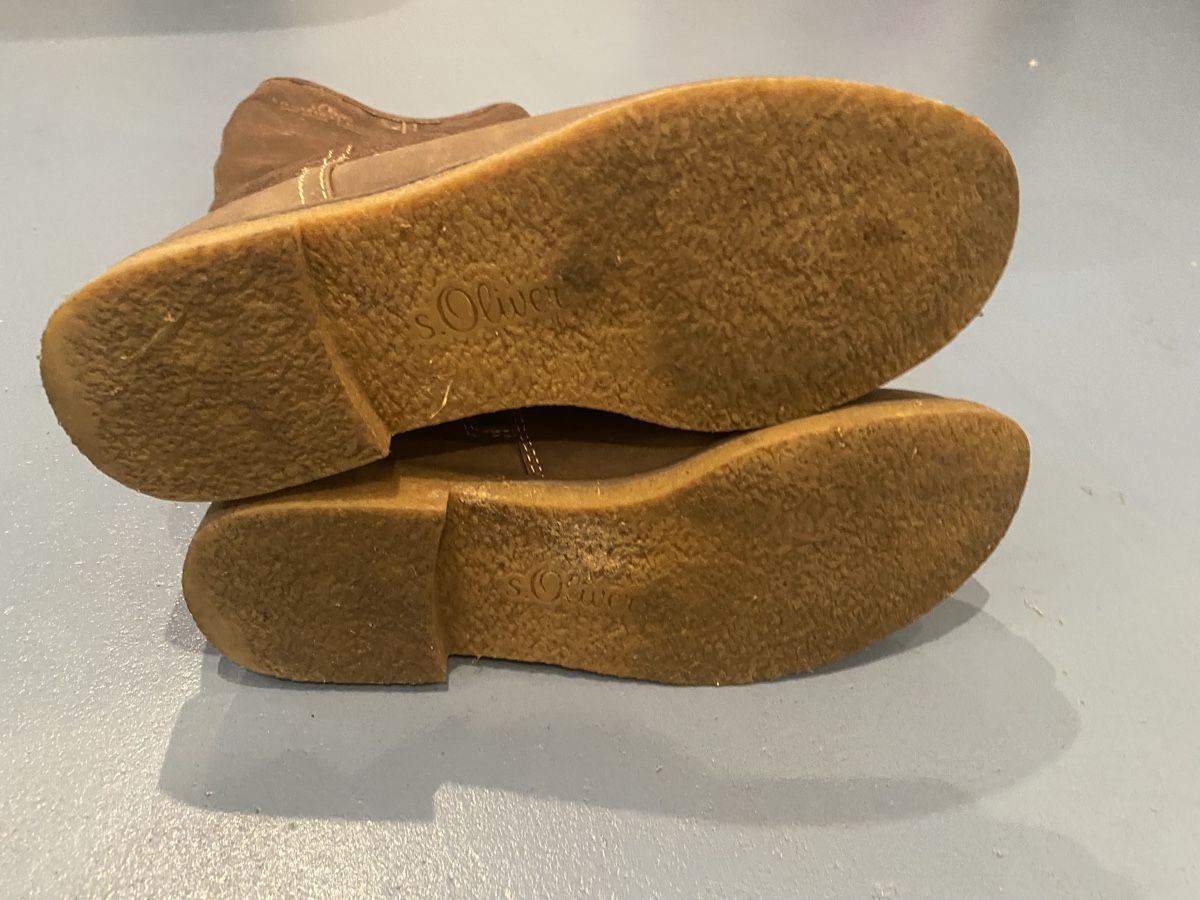 S.Oliver Scarpe da donna: Winterstiefel, braun. S. Oliver, Gr. 38 – Usato da Dornach venduto da Dlimi 2