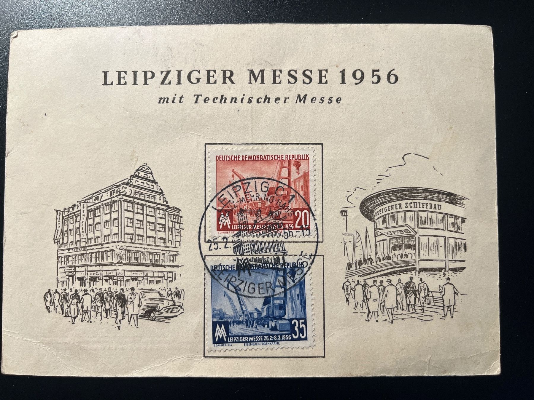 Tutti i francobolli: Leipziger Messe 1956 – Usato da Goldswil venduto da Jordi7