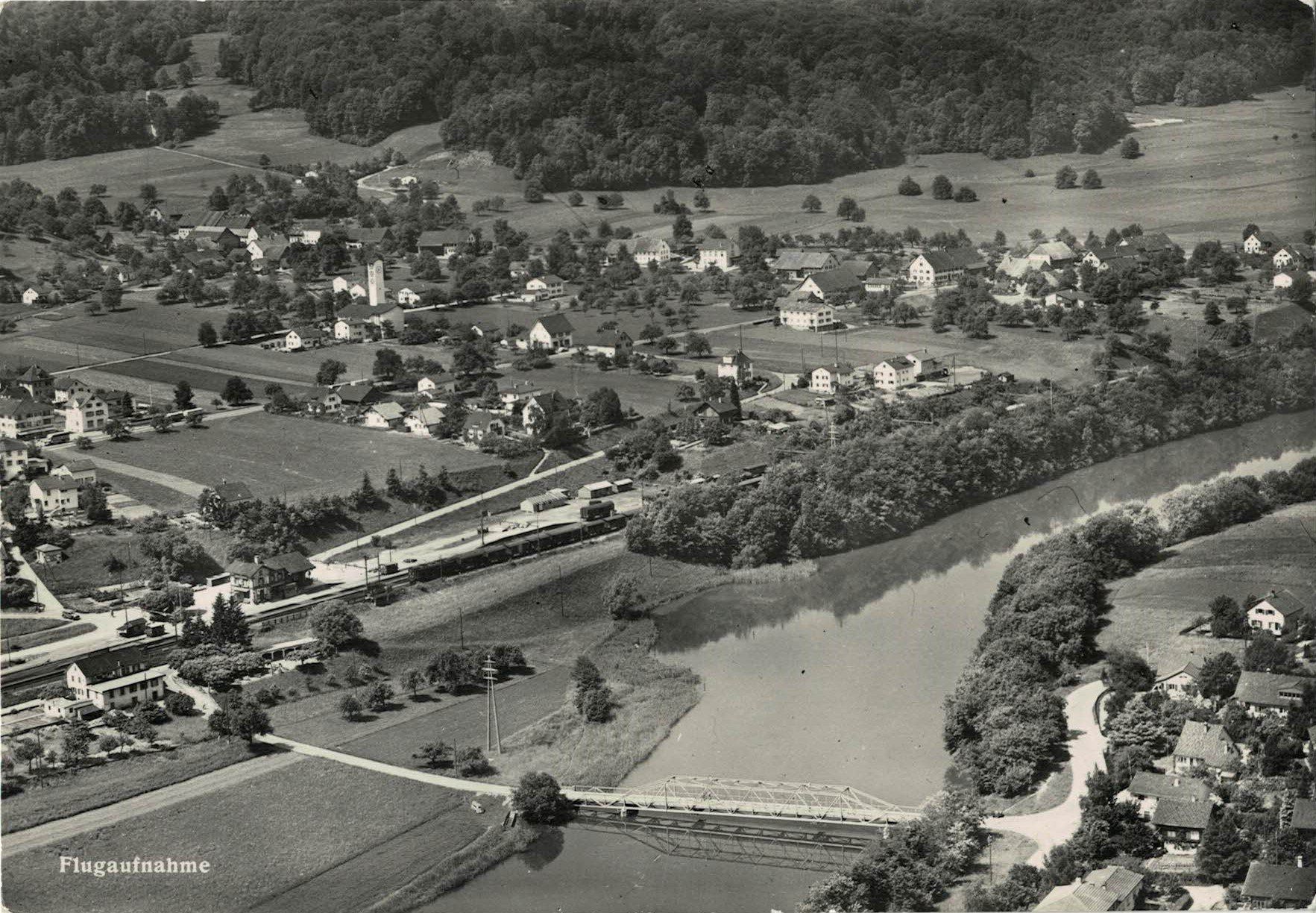 Cartoline postali: Killwangen AG Ortsansicht Nr.26013  ,   1961 – Usato da Solothurn venduto da Bepposol