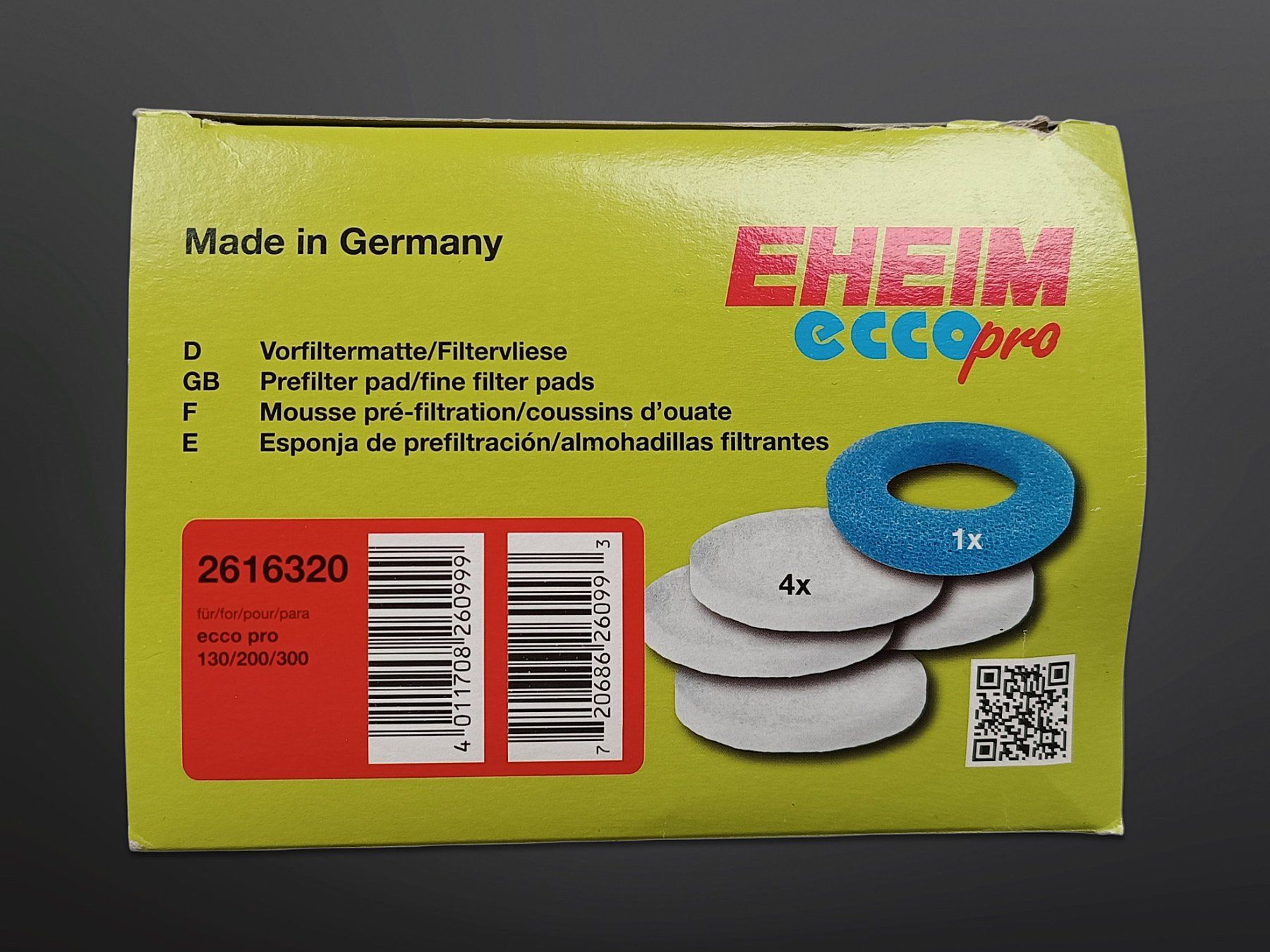 Eheim Filtri: EHEIM ECCO PRO Filterpads – Usato da Suhr venduto da Restwert_Suhr 5