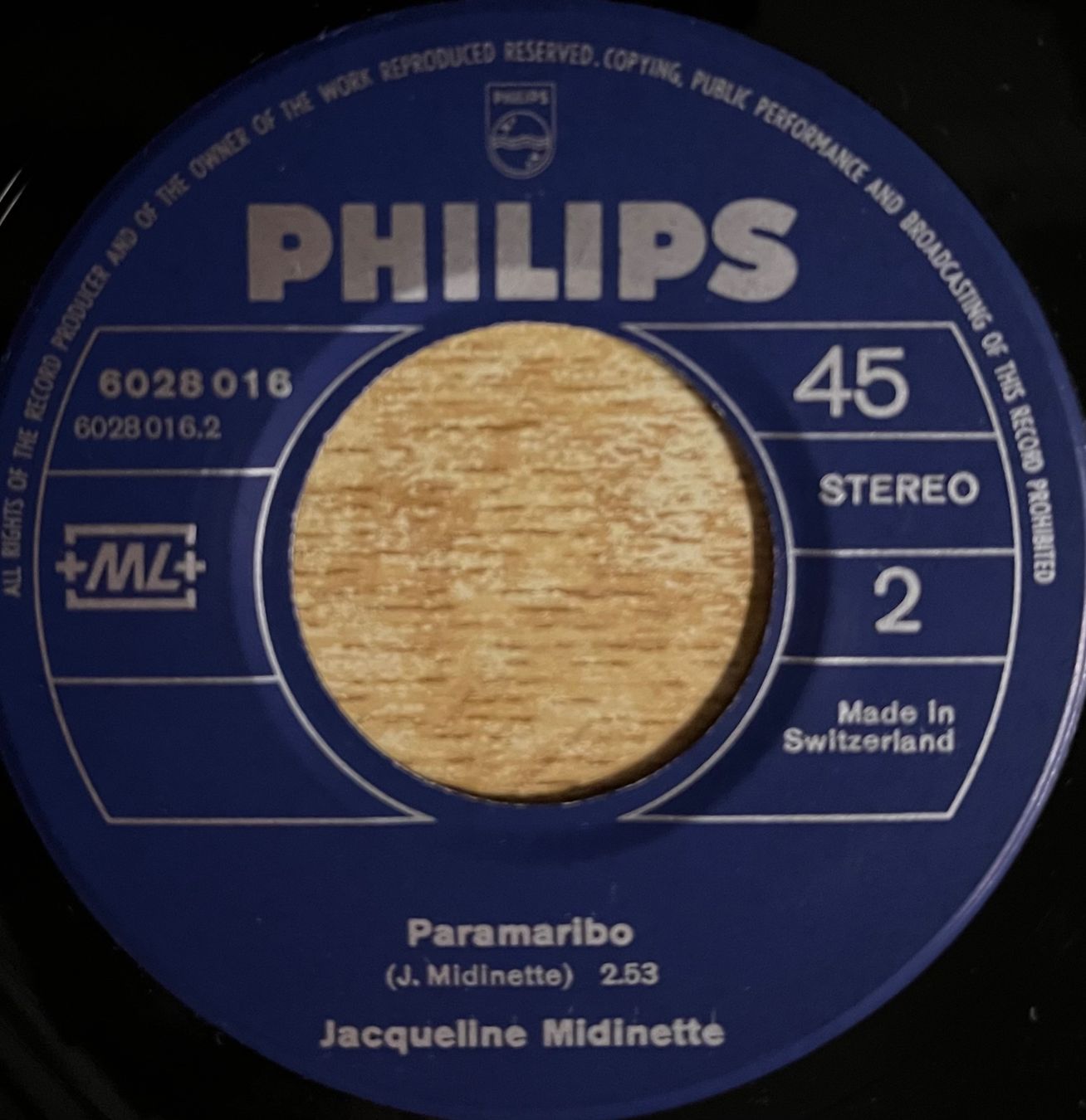 Schallplatten: JACQUELINE MIDINETTE - CHASSONS NOS PEINES – Gebraucht aus Bussigny von vinyl-pas-cher 3