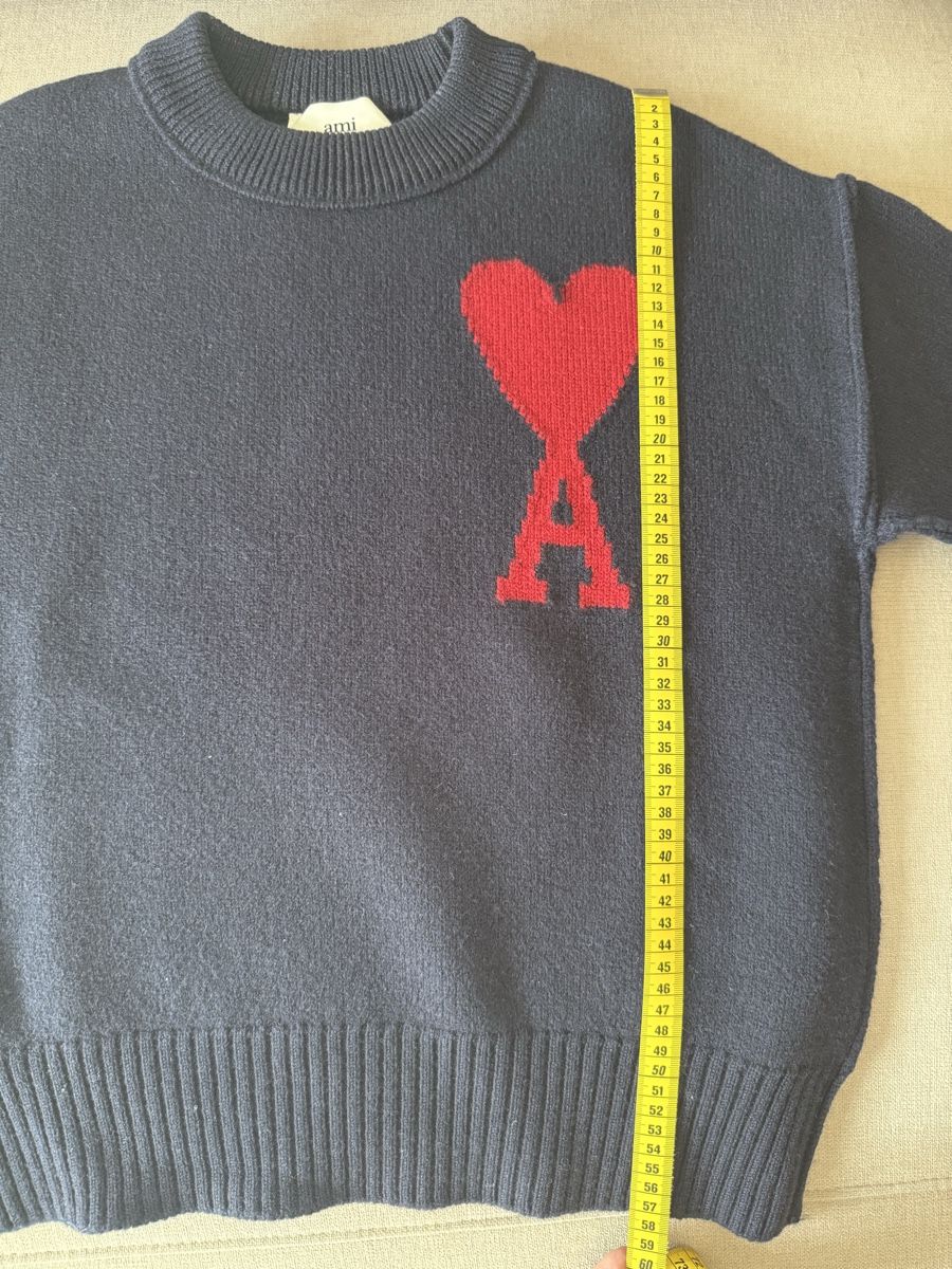 Pullover & Sweatshirts: Wollpullover Ami Paris dunkelblau – Gebraucht aus Inwil von July1988 5