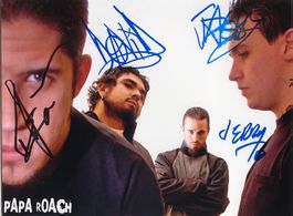 Papa Roach Autogramm signiert Foto 15x21cm