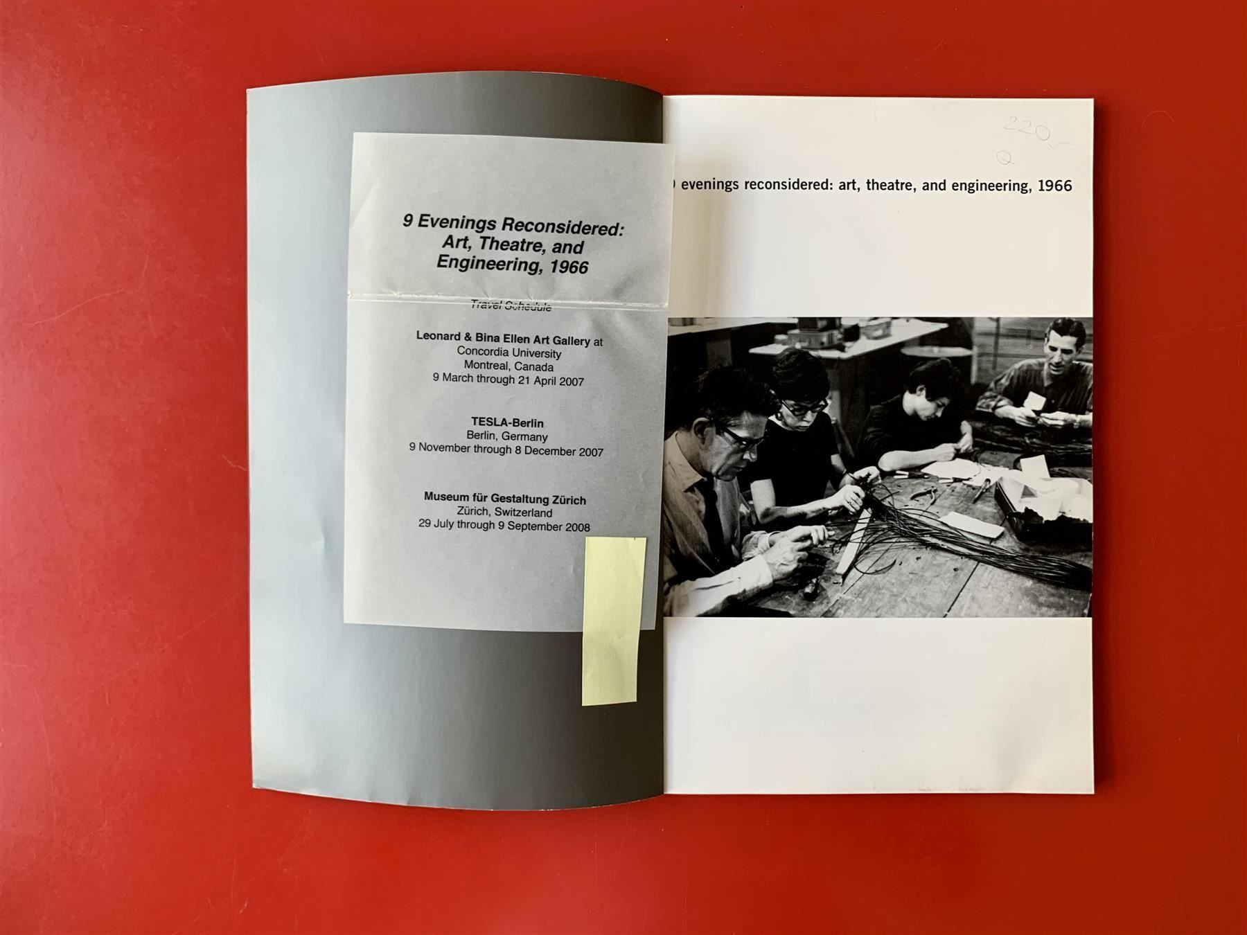 Libri: Katalog: 9 evenings reconsidered – Usato da Zürich venduto da ZuercherBrockenhaus 3