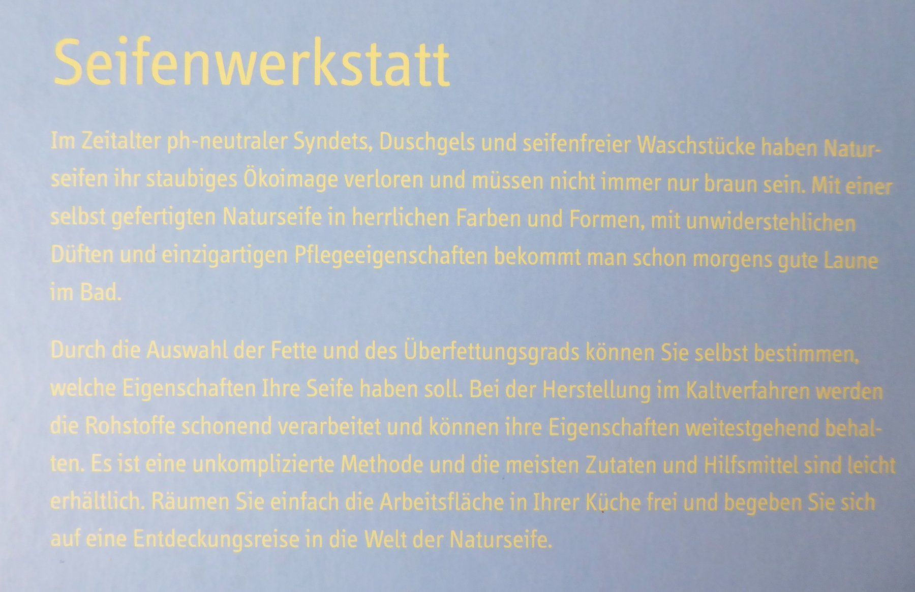 Libri: Seifenwerkstatt – Nuovo e nell'imballaggio originale da Mauren venduto da Yeelen 3