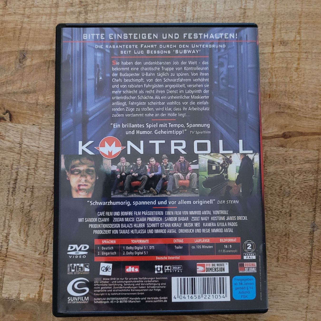 Tutti i DVDs: Kontroll dvd  – Usato da Volketswil venduto da uffdu 1