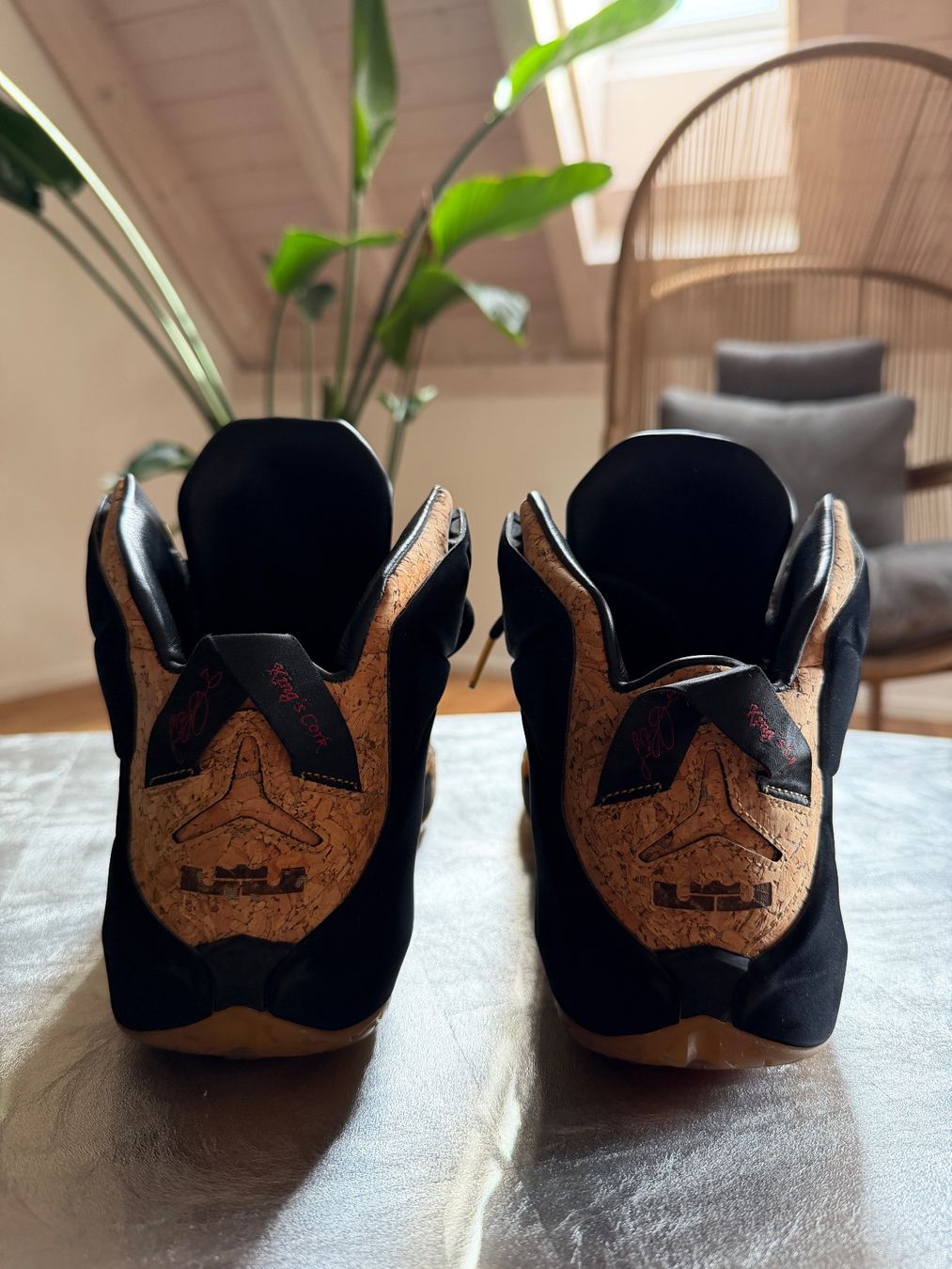 Nike Scarpe da uomo: Nike LeBron 12 EXT Cork – Nuovo (secondo la descrizione) da Schaffhausen venduto da schatzkiste69 1