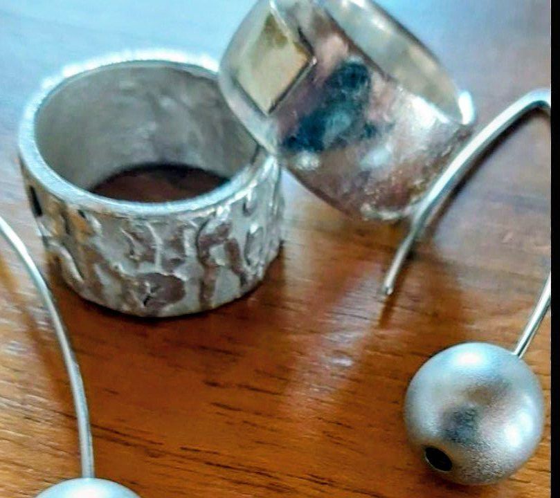 Ringe: bandringe silber eigenkreation - ohrhänger titan – Neu (gemäss Beschreibung) aus Winterthur von chimischimi 1