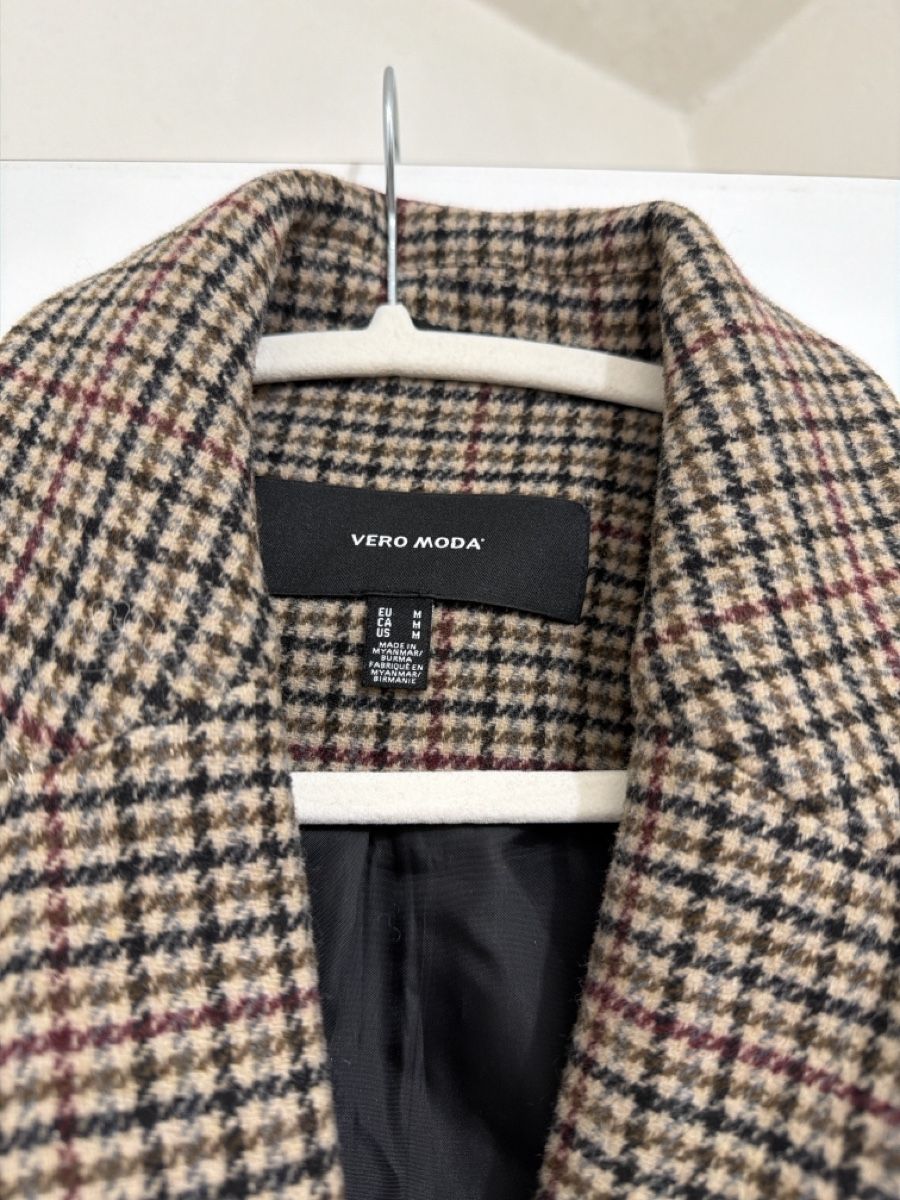 Vero Moda Giacche: Vero Moda Check Coat, Size M. Perfect Winter Warmer! – Usato da Zürich venduto da Pandainlondon 1