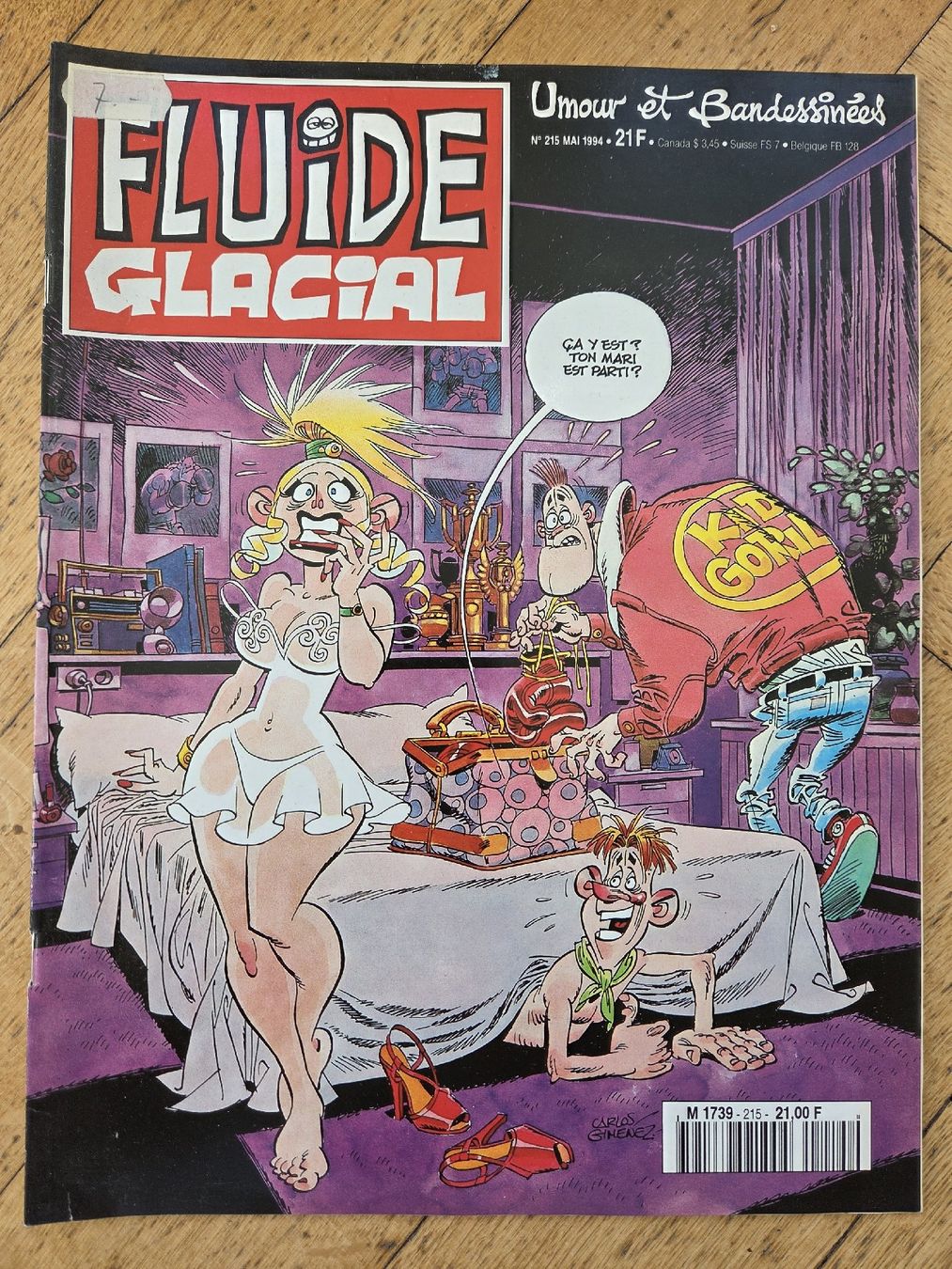 Fumetti: Fluide Glacial N° 215 Mai 1994  – Usato da Territet venduto da Cenh