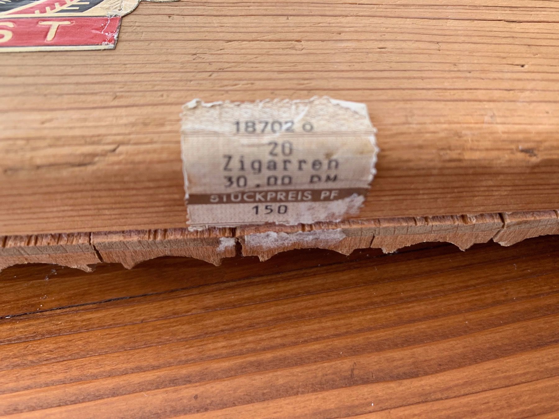 Sigari: Vintage Zigarren Holz Cuba – Usato da Kirchdorf venduto da Vintagewunder 6