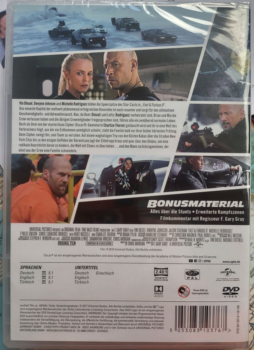 Alle DVDs: Fast & Furious 8 – Neu und originalverpackt aus Kriens von Rothenfluh66 1