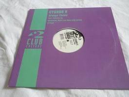 Rare Techno Vinyl - Cygnus x - orange theme - schiller