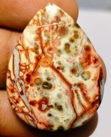 Cabochon L-2172 – Leopardenfell Jaspis 31x24mm – 23 Karat