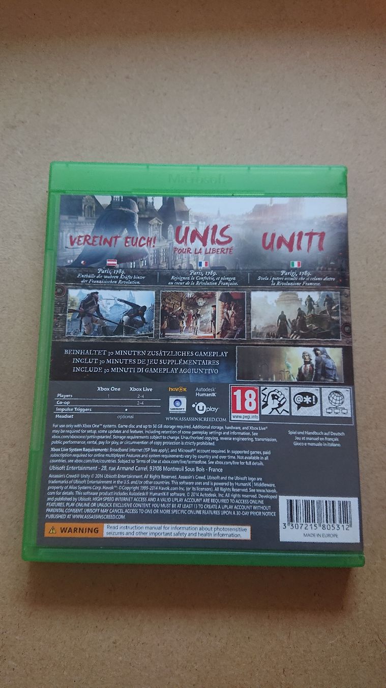 Spiele: Assassin's Creed Unity Special Edition XBOX ONE – Gebraucht aus Chur von FreakofRarity 1