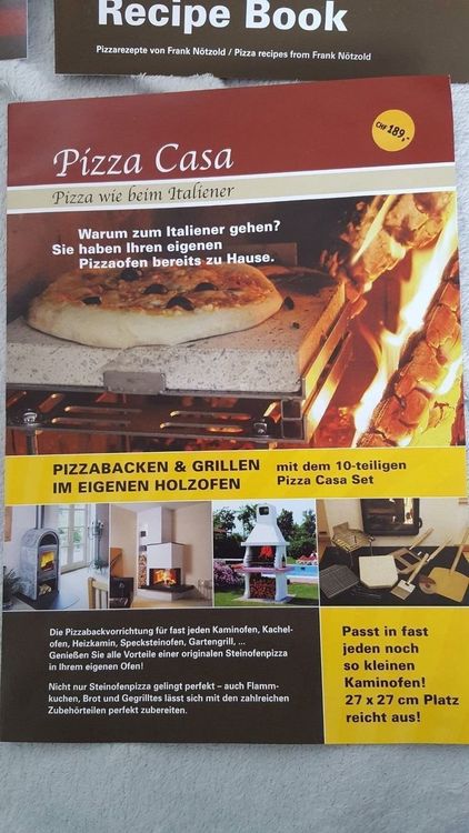 Pizza Casa Backen und Grillen im Holzofen Kaufen auf Ricardo