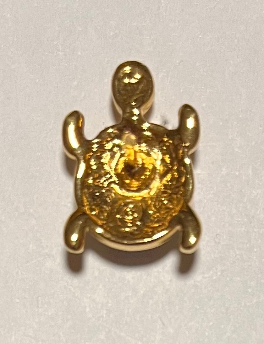 Plaketten & Abzeichen: Schildkröte Pin mit Steinchen besetzt – Gebraucht aus Altdorf UR von Mini037 1