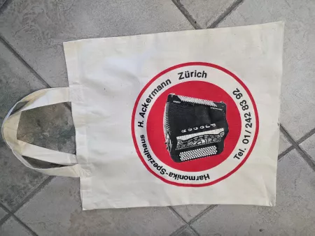 Jute Einkaufstasche, Werbung vor 40 Jahren