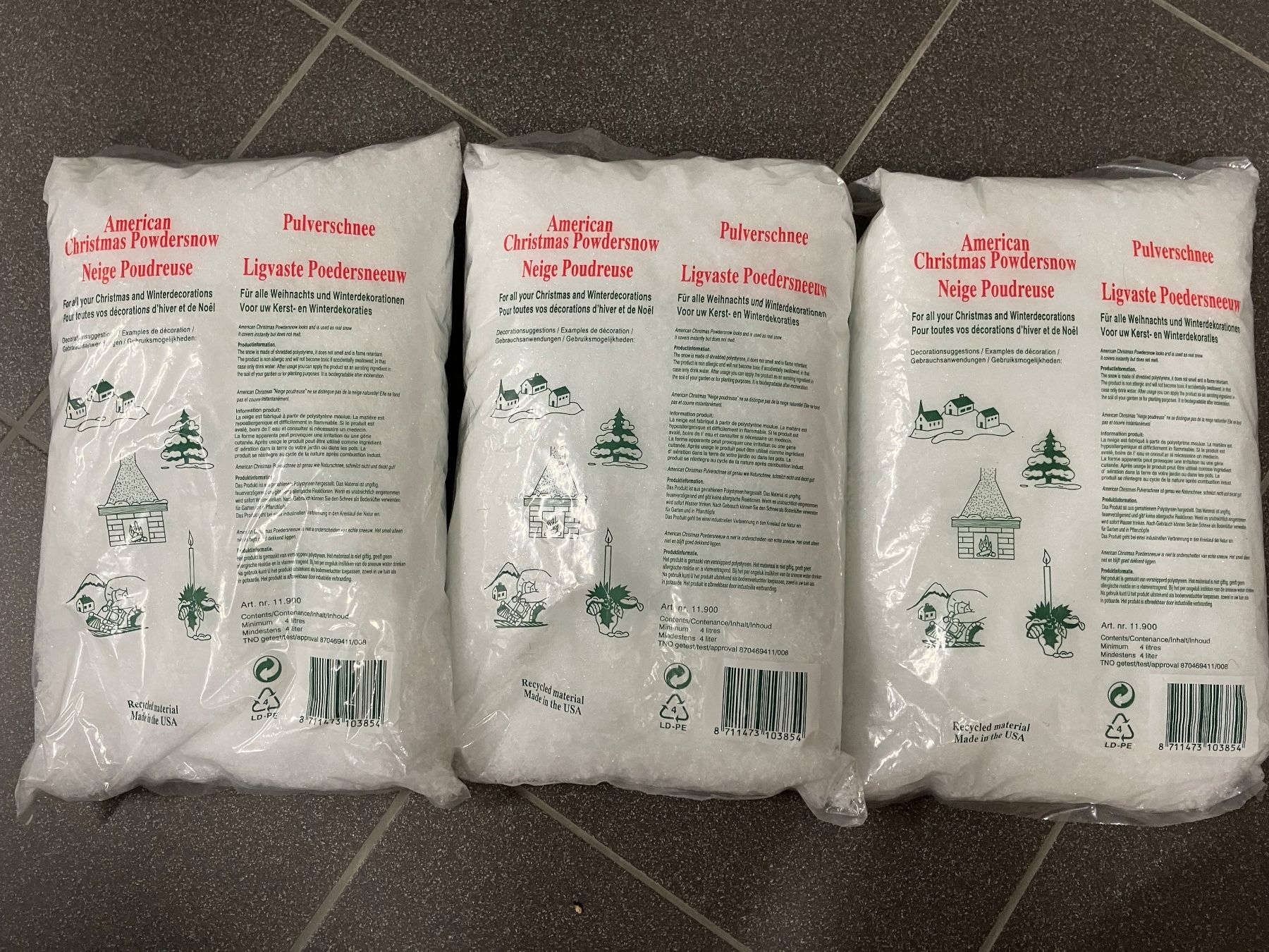 Tutte le decorazioni: Dekoration weinachten Snow – Nuovo (secondo la descrizione) da Bever venduto da dvojca 3