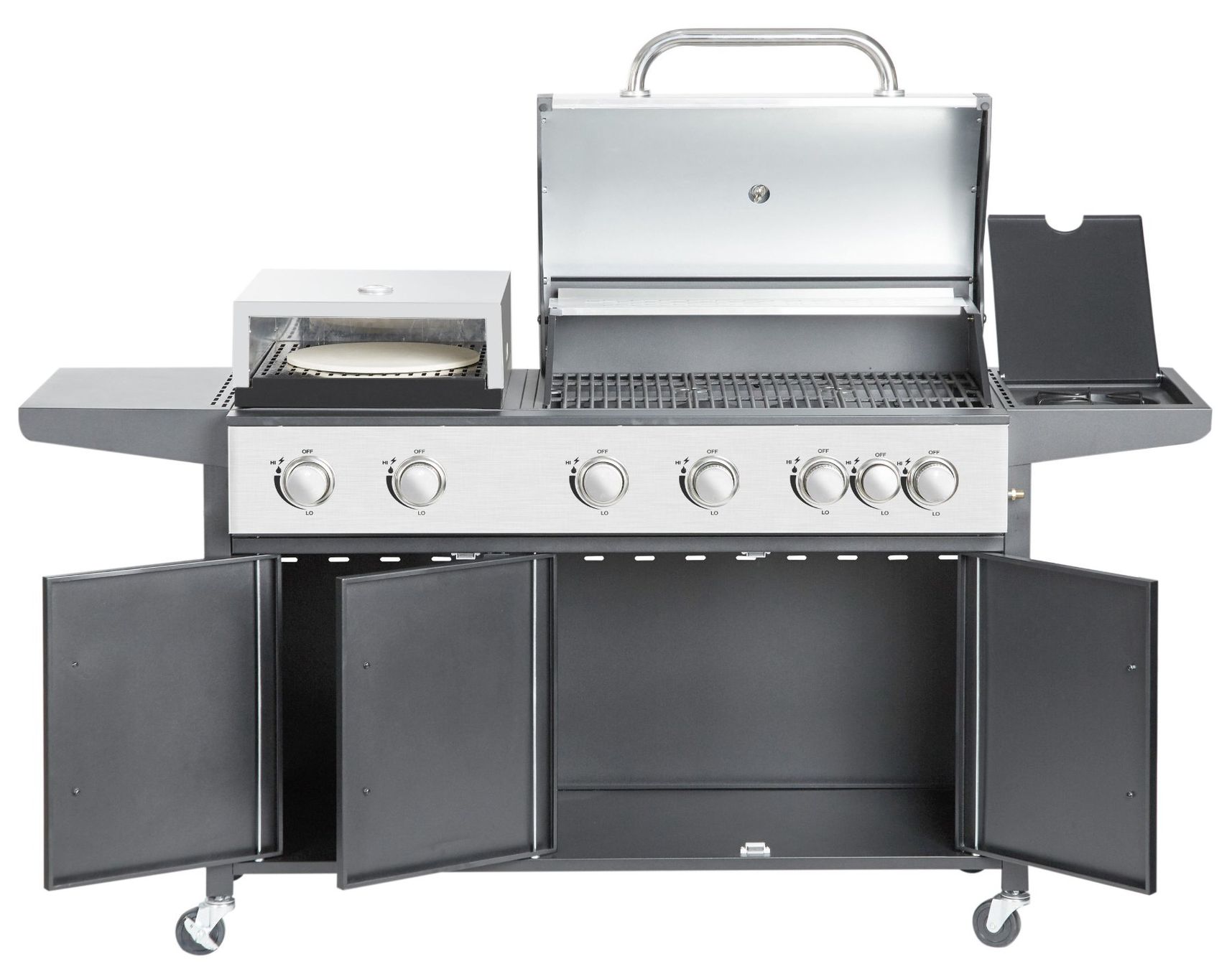 Griglie: Pizza Kombigrill 7 Brenner - Gratis Versand – Nuovo e nell'imballaggio originale da Kleinwangen venduto da meinwarenkorb.ch 3