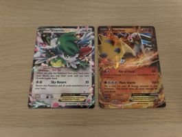 Shaymin EX and Blaziken EX