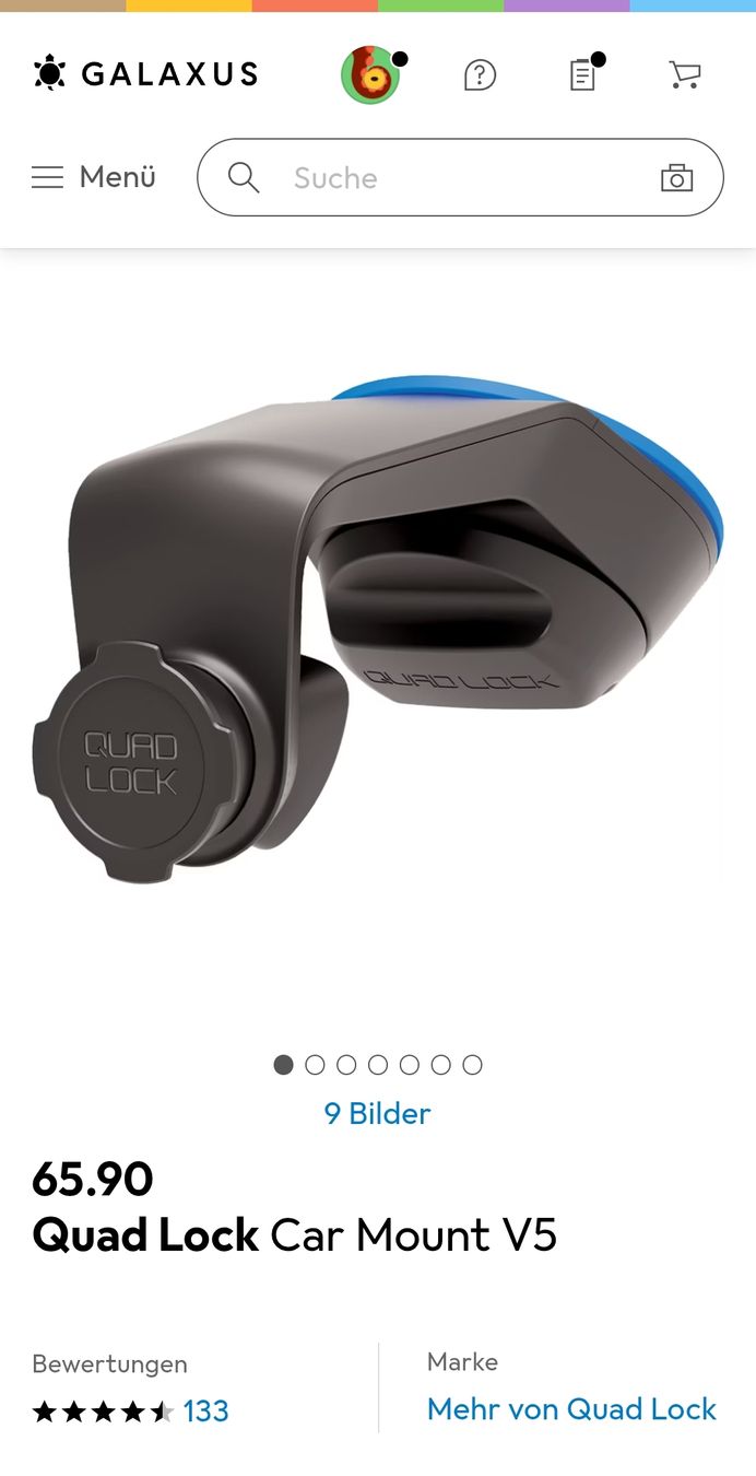 Quad Lock Staffe: Quad Lock Auto-Halterung & Wireless Charging Head – Usato da Hitzkirch venduto da nagyandras 5