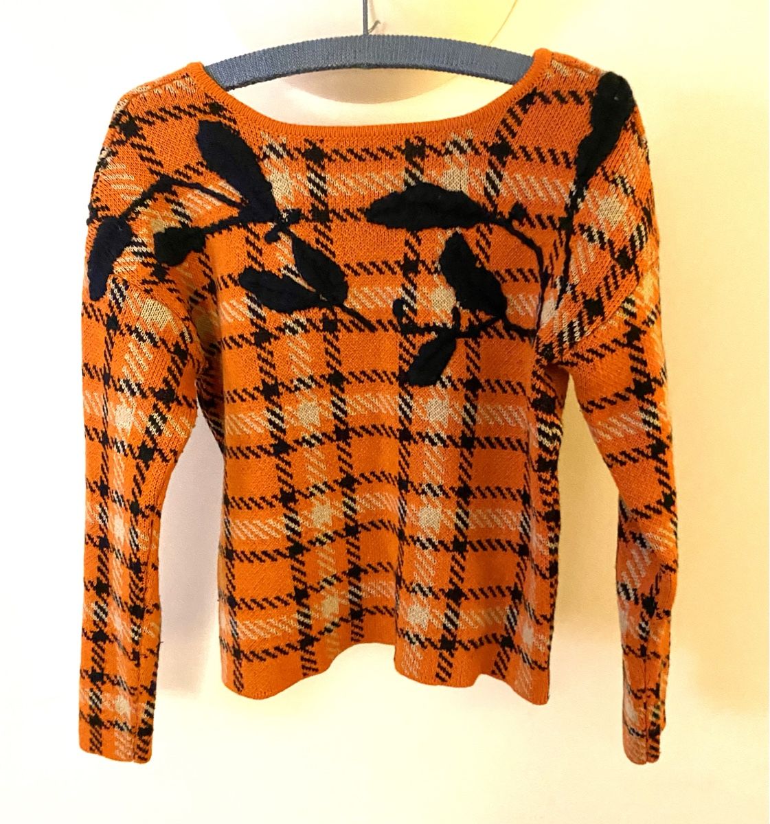 Maglioni & Felpe: Max&Co. Strickpullover in Orange-Schwarz kariert, Gr. 36-38 – Usato da Jona venduto da Flamingoo 4